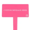 Pink Custom Plant Stake With Your Own Message>Heirloom Roses Best